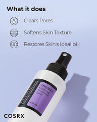 COSRX AHA BHA Clarifying Treatment Toner – Gentle Exfoliating and Pore Refining Facial Toner 150mL