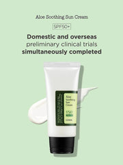 COSRX Aloe Soothing Sun Cream – Hydrating SPF 50 Plus Broad Spectrum Sunscreen Cream 50mL