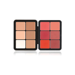 Carla Secret 12 Colors Full Face Palette - Cream Foundation Contour & Blush Kit