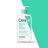 CeraVe Foaming Cleanser For Normal to Oily Skin – Excess Sebum Control and Fragrance Free Facial Wash 335mL