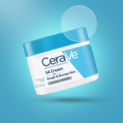 CeraVe SA Cream For Rough and Bumpy Skin – Salicylic Acid Exfoliating Keratosis Pilaris Body Moisturizer 340g