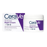 CeraVe Skin Renewing Night Cream – Anti Aging Peptide Complex Overnight Hydrating Facial Moisturizer 48g