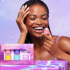 Laneige Lip Sleeping Mask Midnight Minis Set – Hydrating and Plumping Overnight Lip Balm Kit 15g