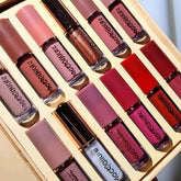 MOCALLURE 12-Piece Matte Lip Gloss Set (12 x 2.5mL) – Long-Lasting Waterproof Liquid Lipstick Gift Kit