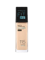 Maybelline New York Fit Me Matte + Poreless Foundation - Oil Control SPF 22 | 115 Ivory