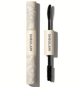 SHEGLAM All-In-One Volume & Length Washable Mascara – Dual-Ended Smudge-Proof Defining Eye Makeup 8.5mL