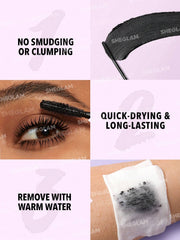SHEGLAM Big Time Eyes – Volumizing Long Lasting Waterproof Black Mascara 6.5g