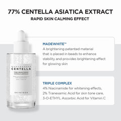 SKIN1004 Madagascar Centella Tone Brightening Capsule Ampoule – Dark Spot Fading Hydrating Facial Serum 100mL