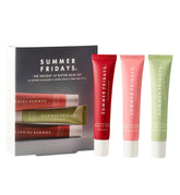 Summer Fridays The Holiday Lip Butter Balm Set - Hydrating Tinted Gloss Trio