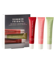 Summer Fridays The Holiday Lip Butter Balm Set - Hydrating Tinted Gloss Trio