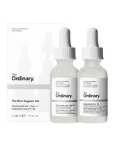 The Ordinary The Skin Support Set 2 Pieces – Blemish Care Deep Hydration Niacinamide Hyaluronic Acid Facial Skincare Kit 30mL Each