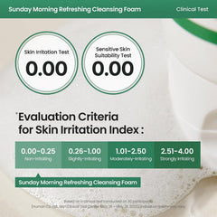 AXIS-Y Sunday Morning Refreshing Cleansing Foam – Gentle Hydrating Ph Balancing Facial Cleanser 120mL