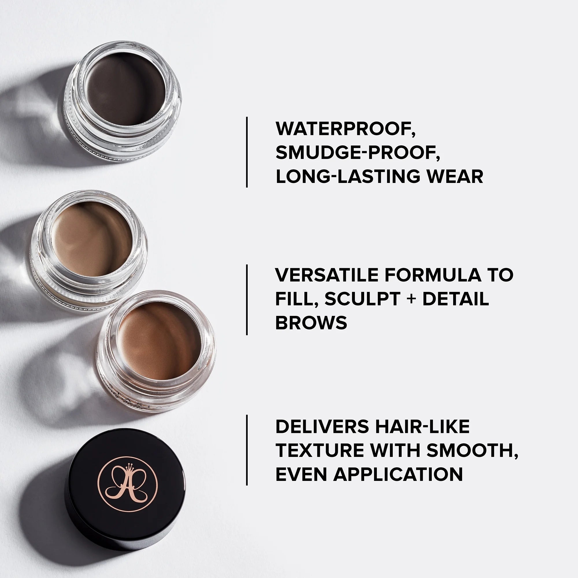 Anastasia Beverly Hills Dipbrow Pomade – Waterproof Smudgeproof Long Lasting Eyebrow Makeup 4g
