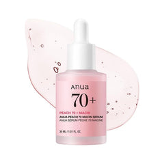 Anua Peach 70 Niacin Serum 70+ – Brightening Hydrating Dark Spot Care Facial Skin Treatment 30mL