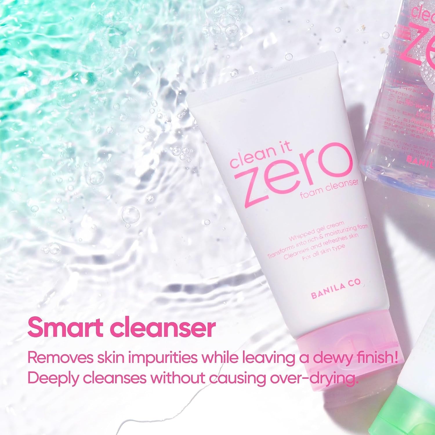 Banila Co Clean It Zero Foam Cleanser – Deep Hydrating Gentle Makeup Residue Pore Face Wash 150mL