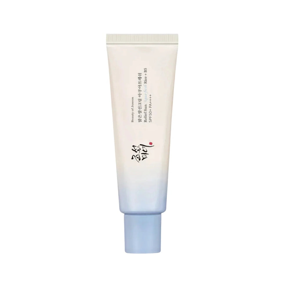Beauty of Joseon Relief Sun Aqua-Fresh Rice + B5 – Lightweight Hydration SPF 50 Plus Daily Sunscreen Fluid 50mL