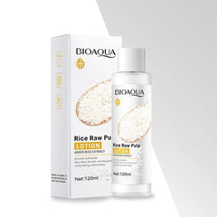 Bioaqua Rice Raw Pulp Lotion – Brightening and Pore Shrinking Daily Face Moisturizer 120mL