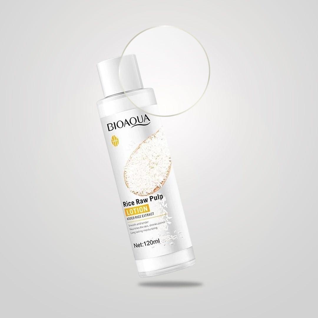 Bioaqua Rice Raw Pulp Lotion – Brightening and Pore Shrinking Daily Face Moisturizer 120mL