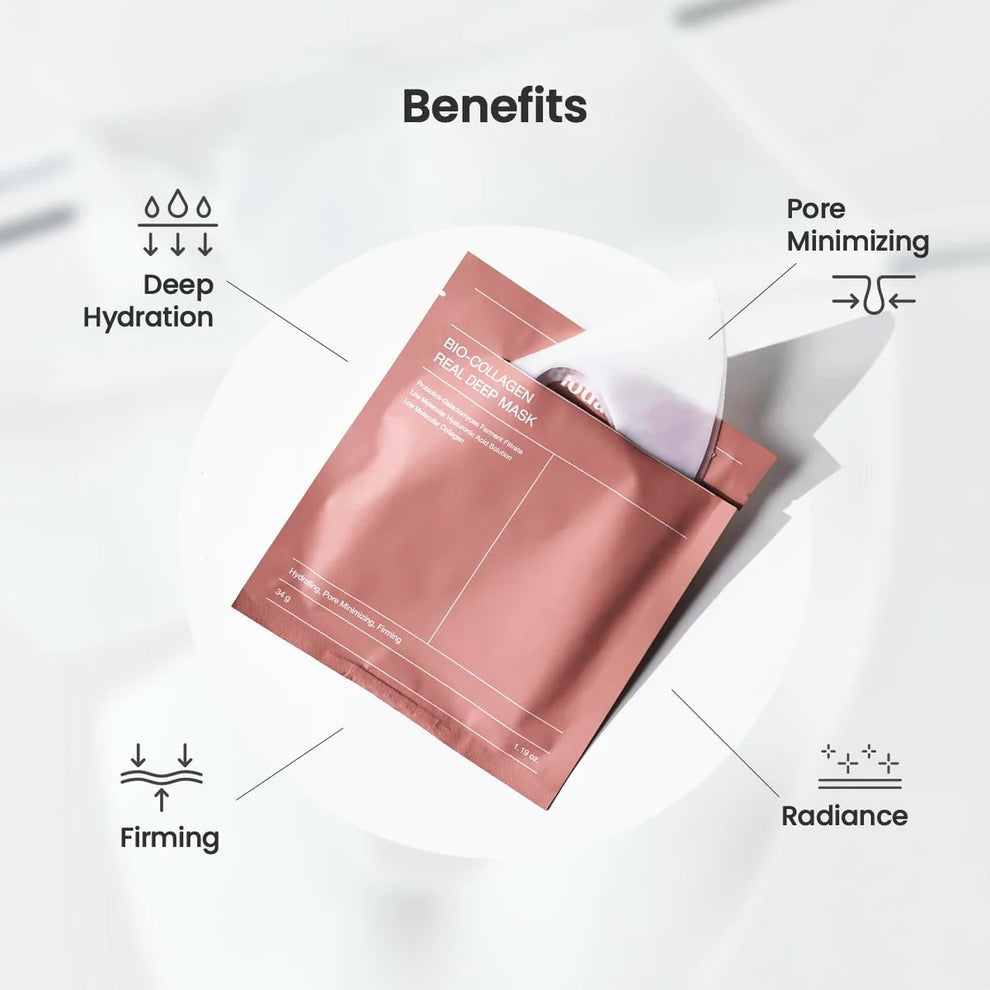 Biodance Bio-Collagen Real Deep Mask – Firming Hydrogel and Pore Minimizing Collagen Sheet Mask 136g