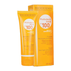 Bioderma Photoderm MAX Fluid SPF 100 – High Protection Non Oily Sensitive Skin Facial Sunscreen 40mL