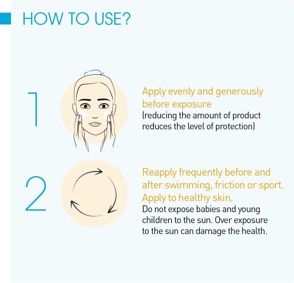 Bioderma Photoderm MAX Fluid SPF 100 – High Protection Non Oily Sensitive Skin Facial Sunscreen 40mL