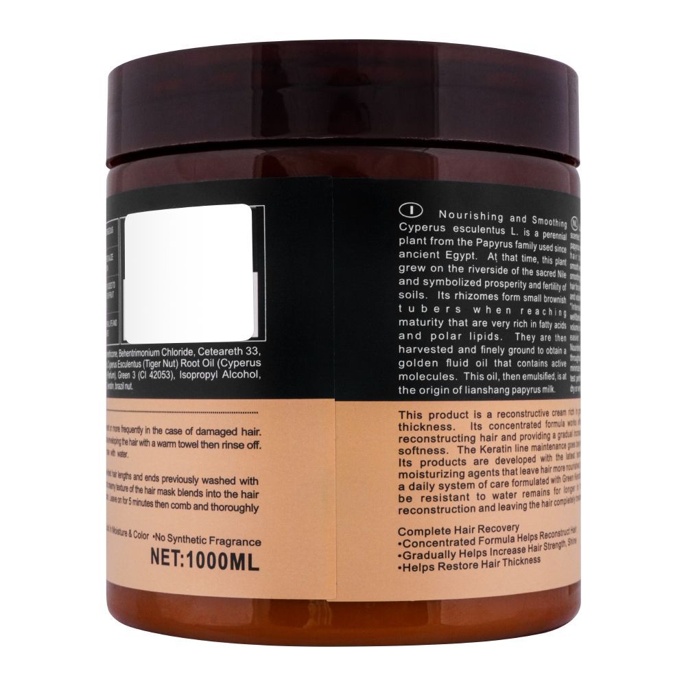 Brazil Nut Keratin Hair Care Balance Hair Mask – Deep Conditioning Repair for Damaged Coarse Hair Treatment 1000mL