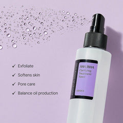 COSRX AHA BHA Clarifying Treatment Toner – Gentle Exfoliating and Pore Refining Facial Toner 150mL