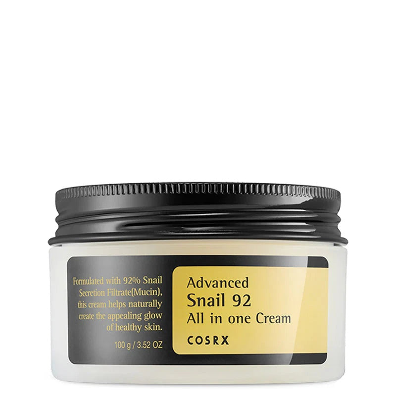 COSRX Advanced Snail 92 All in One Cream – Snail Mucin Hydrating and Repairing Facial Moisturizer 100g