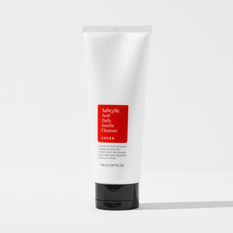 COSRX Salicylic Acid Daily Gentle Cleanser – Acne Control and Blemish Clearing Facial Wash 150mL
