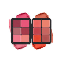 Carla Secret 12 Colors Blush Palette - Highly Pigmented Cream Lip & Cheek Tint Duo