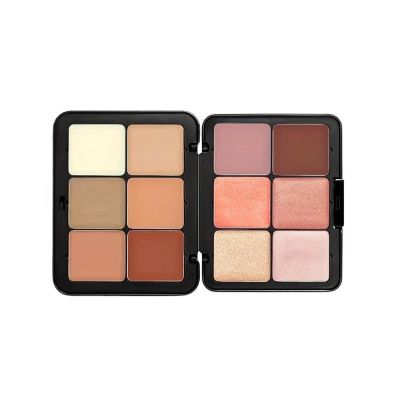 Carla Secret 12 Colors Concealer Palette - Full Coverage Contour & Highlighter Cream