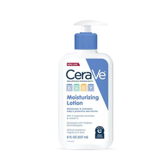 CeraVe Baby Moisturizing Lotion – Gentle Hydrating Skin Barrier Ceramide Vitamin E Sensitive Body Cream 237mL