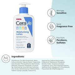 CeraVe Baby Moisturizing Lotion – Gentle Hydrating Skin Barrier Ceramide Vitamin E Sensitive Body Cream 237mL