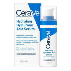 CeraVe Hydrating Hyaluronic Acid Serum – Barrier Restoring and Moisture Locking Face Serum 30mL