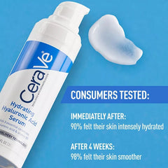 CeraVe Hydrating Hyaluronic Acid Serum – Barrier Restoring and Moisture Locking Face Serum 30mL