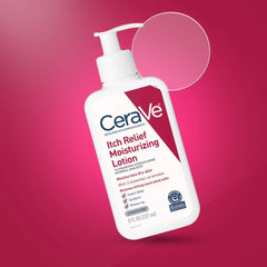 CeraVe Itch Relief Moisturizing Lotion – Pramoxine Hydrochloride Anti Itch Sensitive Skin Body Cream 237mL