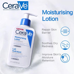 CeraVe Moisturizing Lotion Lait Hydratant – Hydrating Ceramide Body Care for Dry to Very Dry Skin 236mL