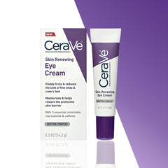 CeraVe Skin Renewing Eye Cream – Anti Aging Peptide Complex Wrinkle and Crows Feet Treatment 15mL