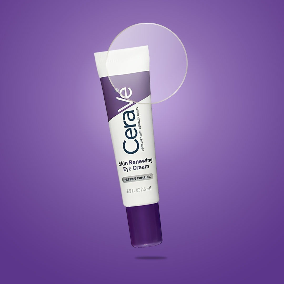 CeraVe Skin Renewing Eye Cream – Anti Aging Peptide Complex Wrinkle and Crows Feet Treatment 15mL
