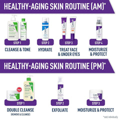 CeraVe Skin Renewing Night Cream – Anti Aging Peptide Complex Overnight Hydrating Facial Moisturizer 48g