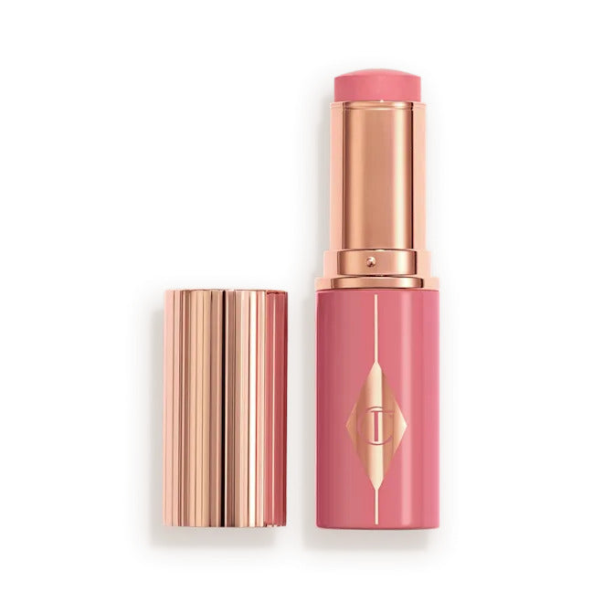Charlotte Tilbury Unreal Blush Healthy Glow Stick – Hydrating Luminous Lip and Cheek Cream Makeup 9g
