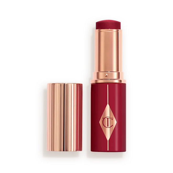 Charlotte Tilbury Unreal Blush Healthy Glow Stick – Hydrating Luminous Lip and Cheek Cream Makeup 9g