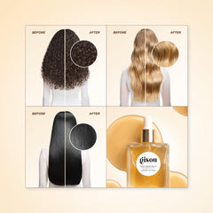 Gisou Honey Infused Hair Oil – Negin Mirsalehi Nourishing Deep Hydration Glossy Finish Hair Treatment 20mL