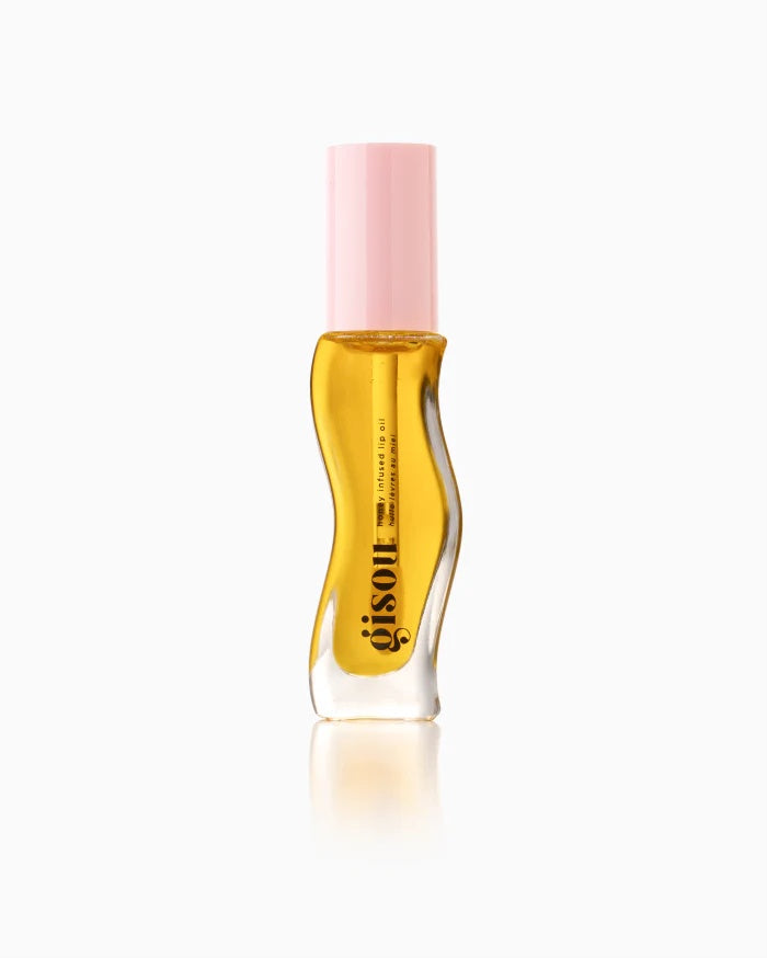 Gisou Honey Infused Lip Oil - Hydrating High-Shine Nourishing Treatment 8mL