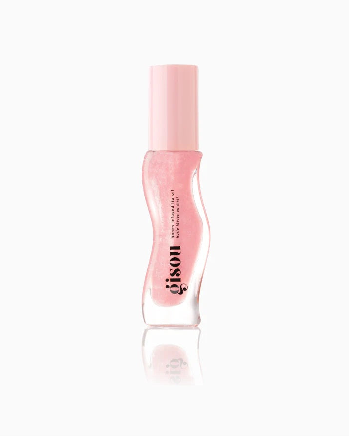 Gisou Honey Infused Lip Oil - Hydrating High-Shine Nourishing Treatment 8mL