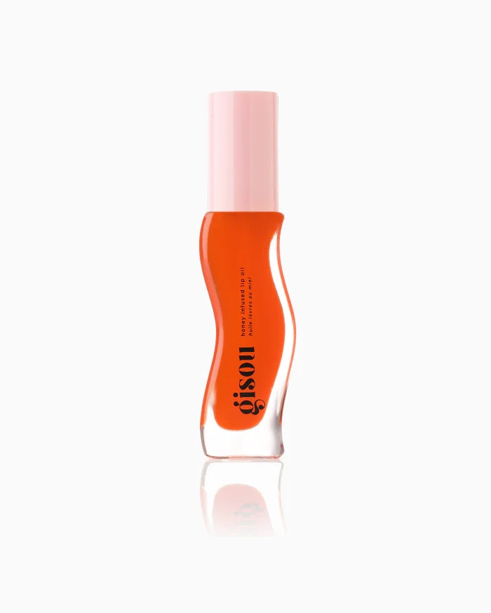 Gisou Honey Infused Lip Oil - Hydrating High-Shine Nourishing Treatment 8mL