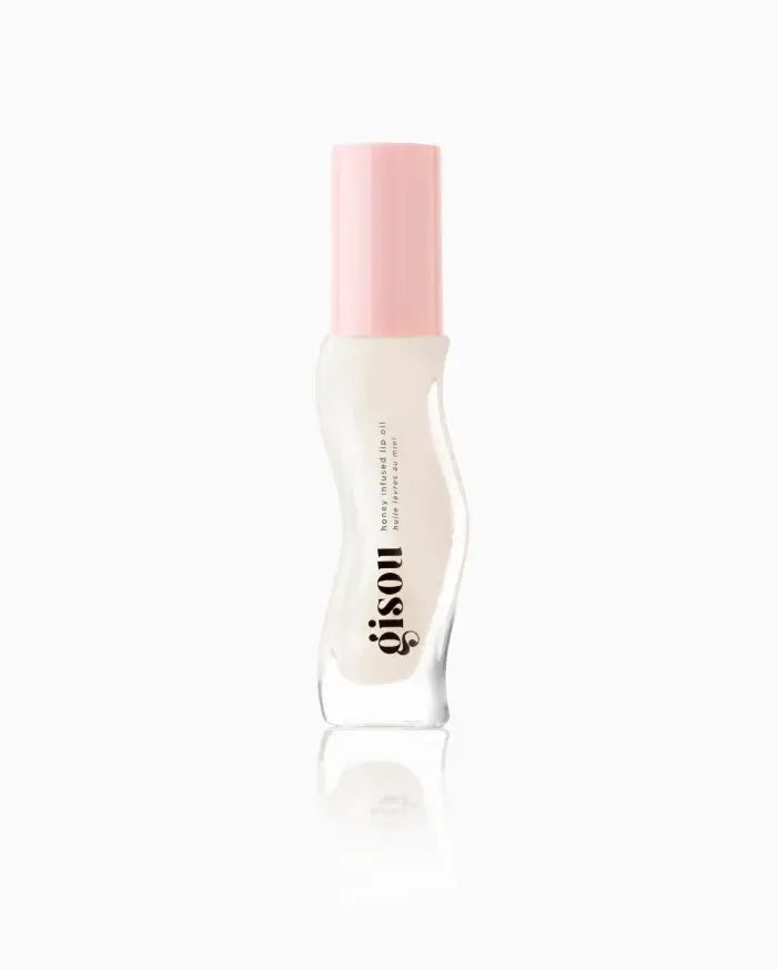Gisou Honey Infused Lip Oil - Hydrating High-Shine Nourishing Treatment 8mL