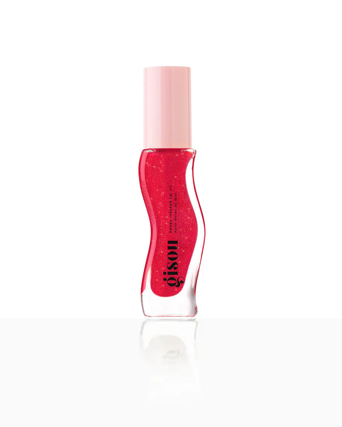 Gisou Honey Infused Lip Oil - Hydrating High-Shine Nourishing Treatment 8mL