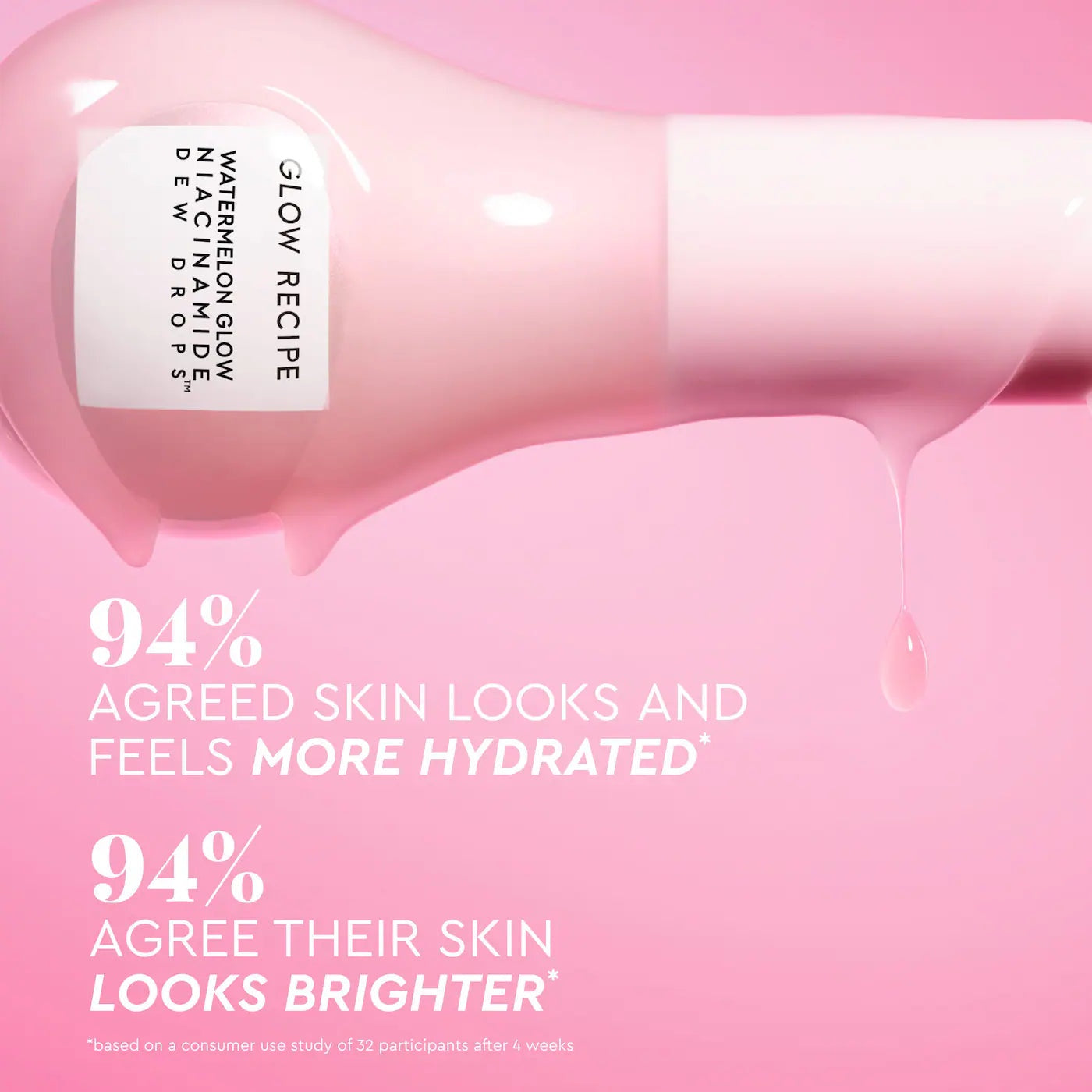 Glow Recipe Watermelon Glow Niacinamide Dew Drops – Ultimate Glow Brightening Facial Serum 40mL