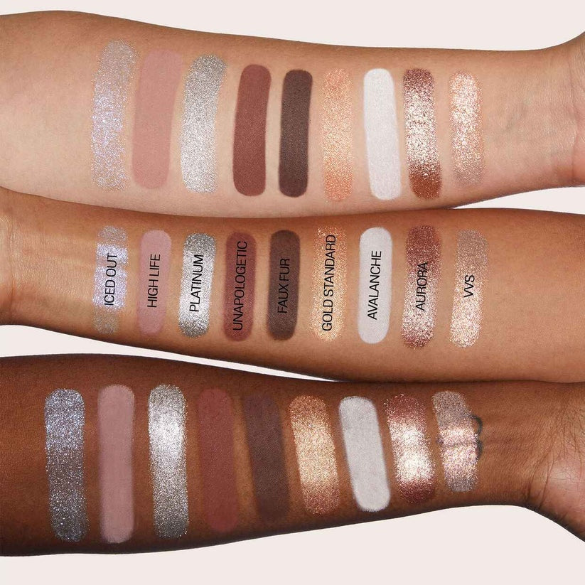 HUDAMOJI Icy Nude Eyeshadow Palette - 18 Color Matte and Shimmer Eye Makeup Kit